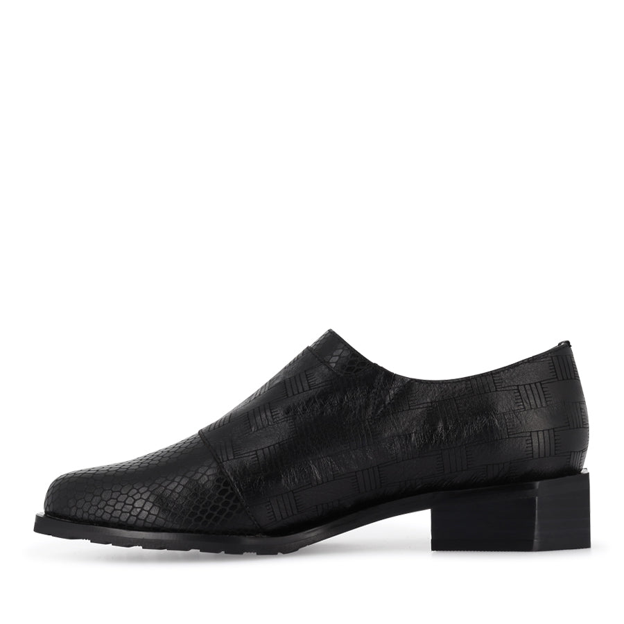 ROMEO - BLACK MIX LEATHER