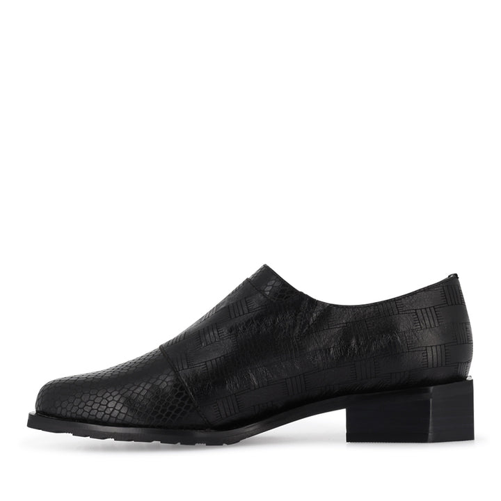 ROMEO - BLACK MIX LEATHER