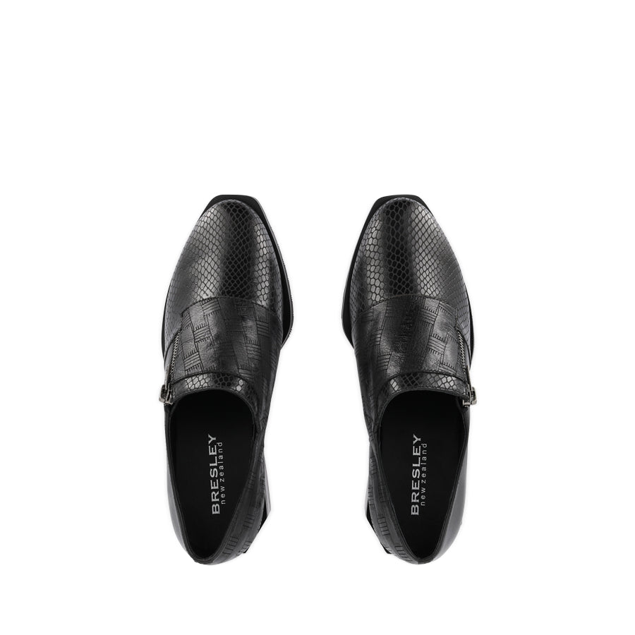 ROMEO - BLACK MIX LEATHER