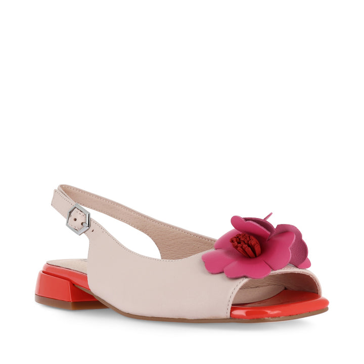 SAFFY - NUDE FUXIA LEATHER