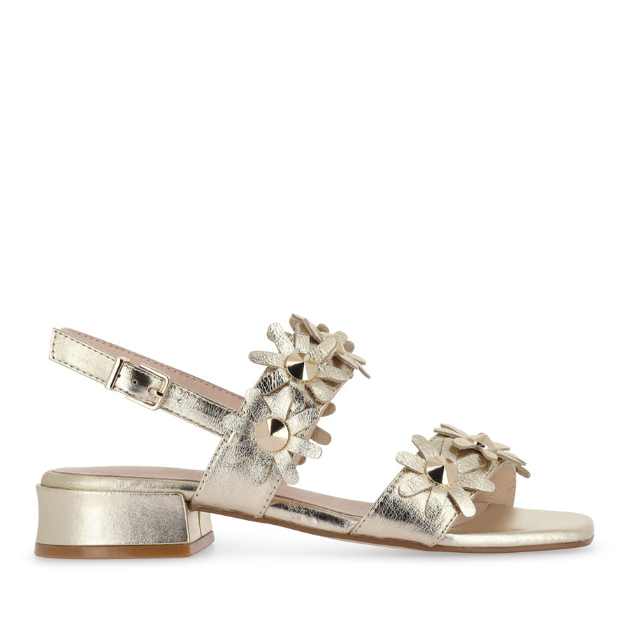 SCARLETT - GOLD LEATHER