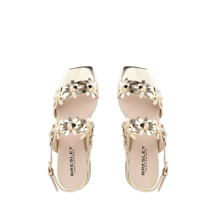 SCARLETT - GOLD LEATHER