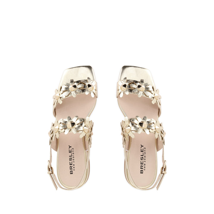 SCARLETT - GOLD LEATHER