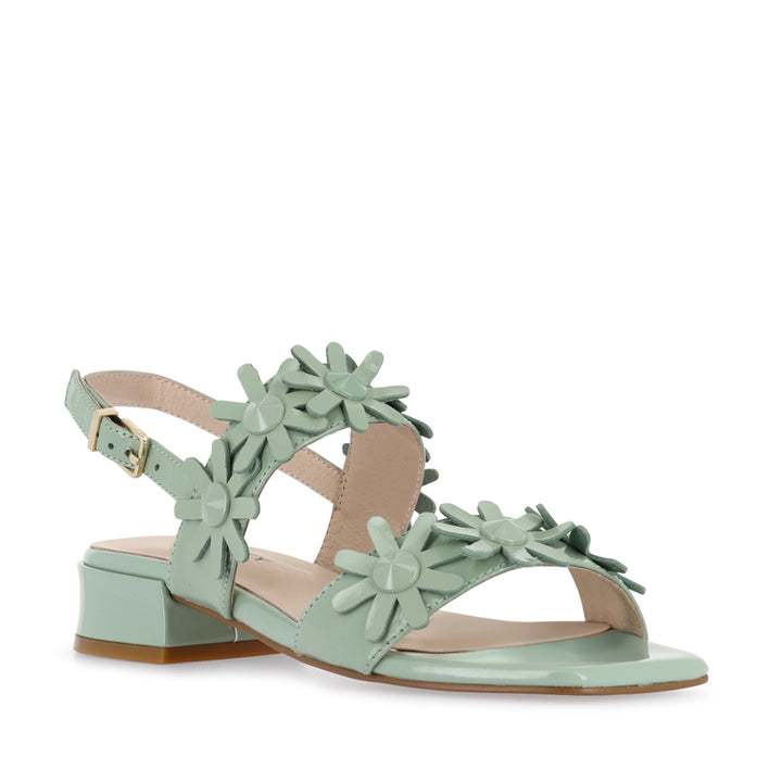 SCARLETT - SEAFOAM PATENT LEATHER