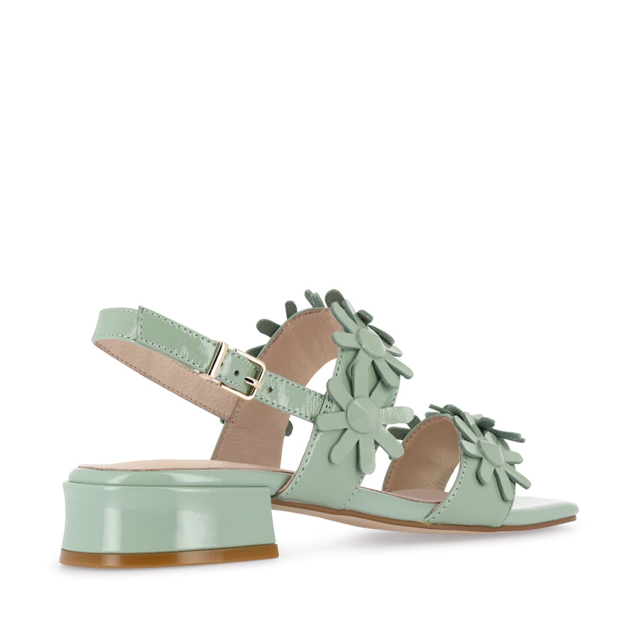 SCARLETT - SEAFOAM PATENT LEATHER
