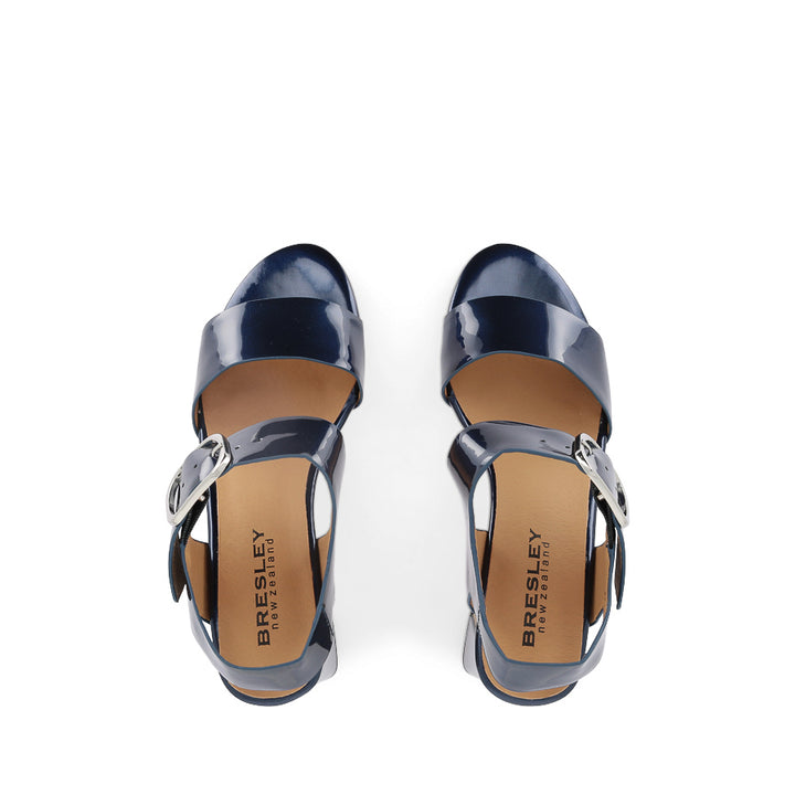 SCRIBE - NAVY CRINKLE PATENT