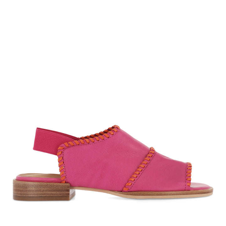 SERENADE - FUCHSIA/ORANGE LEATHER