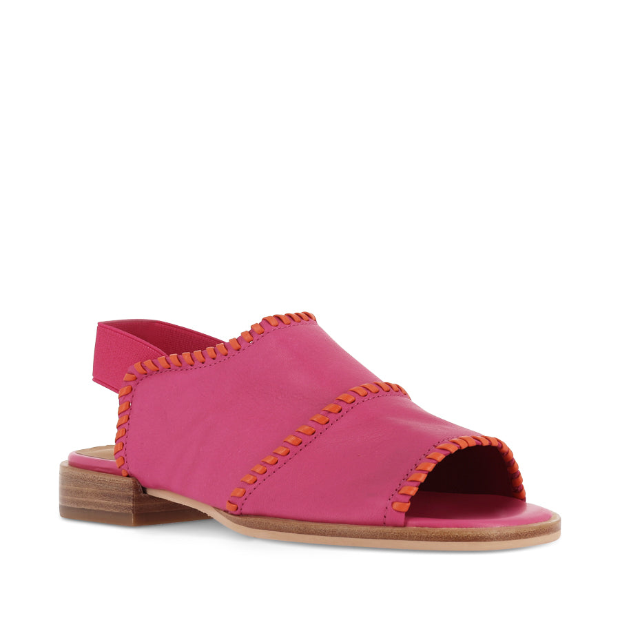 SERENADE - FUCHSIA/ORANGE LEATHER
