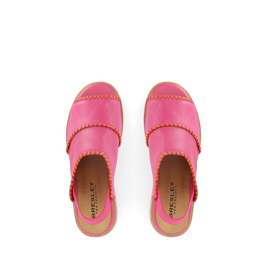 SERENADE - FUCHSIA/ORANGE LEATHER