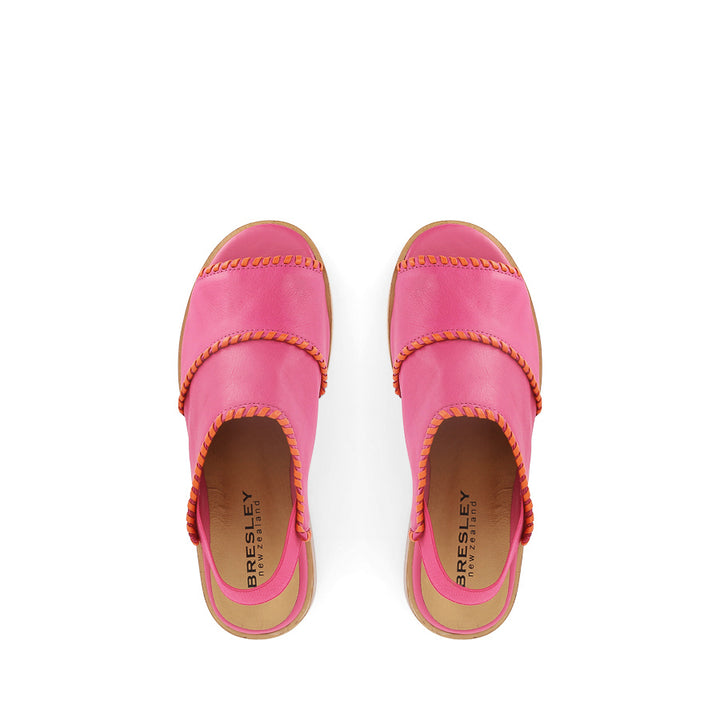 SERENADE - FUCHSIA/ORANGE LEATHER