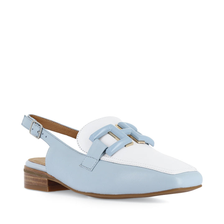 SHAKE - PALE BLUE WHITE LEATHER
