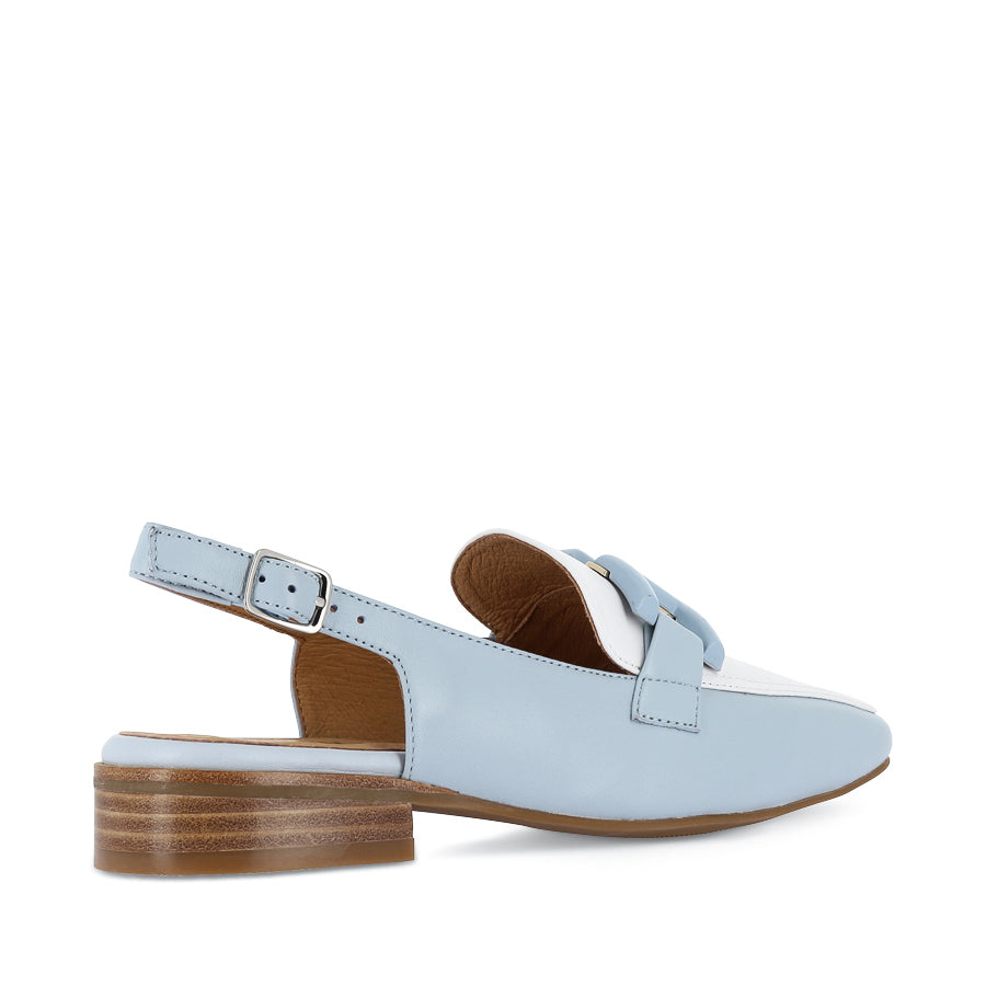 SHAKE - PALE BLUE WHITE LEATHER