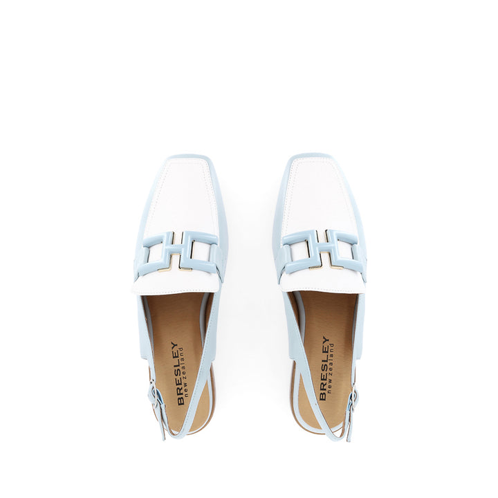 SHAKE - PALE BLUE WHITE LEATHER