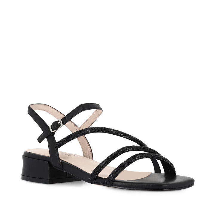SIPPA - BLACK LEATHER MULTI