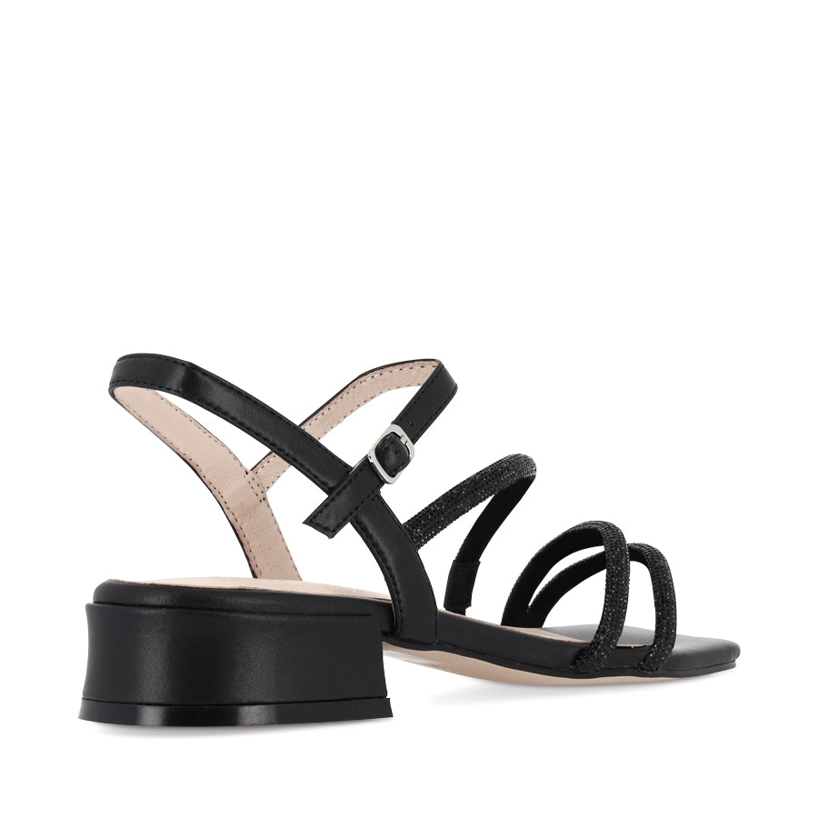 SIPPA - BLACK LEATHER MULTI