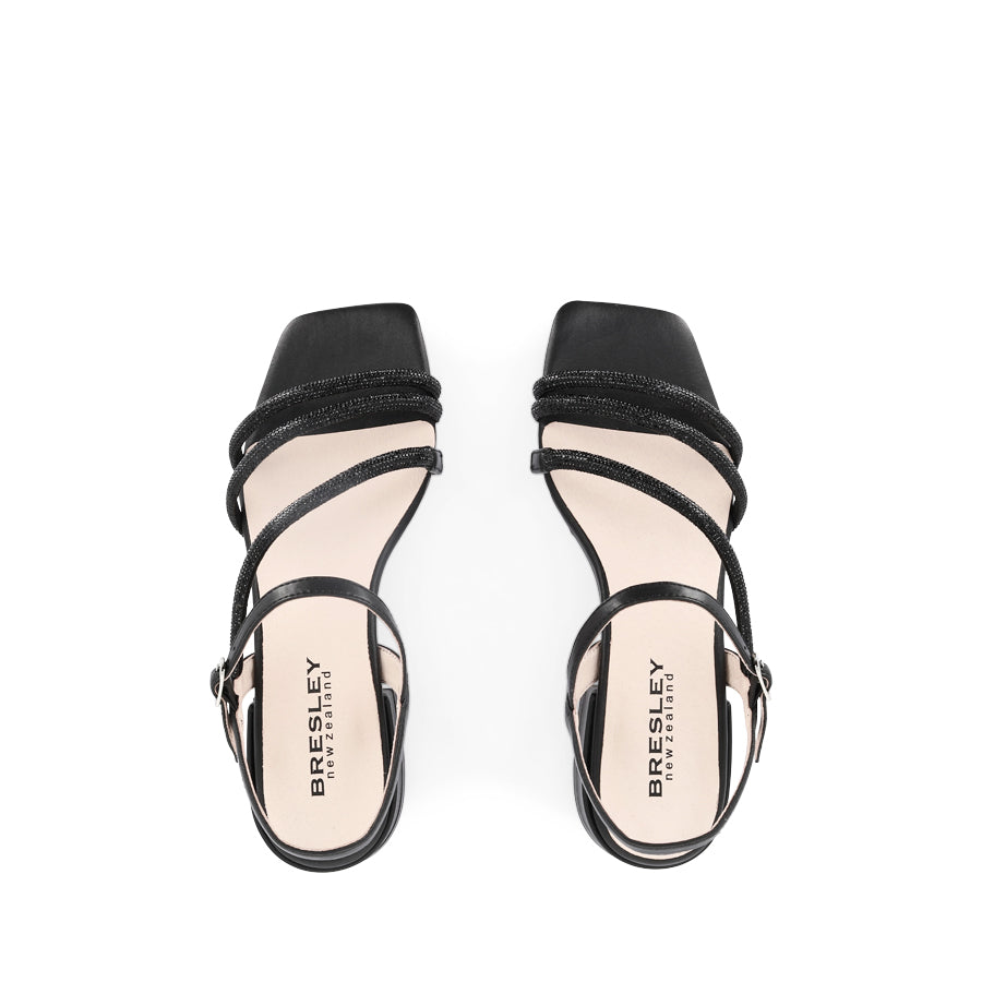SIPPA - BLACK LEATHER MULTI