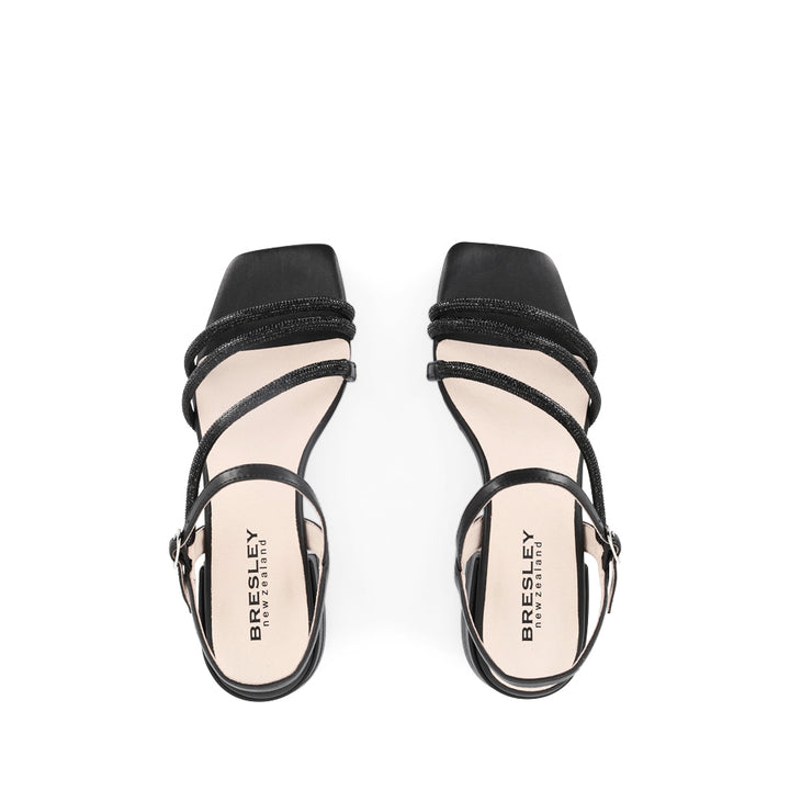 SIPPA - BLACK LEATHER MULTI