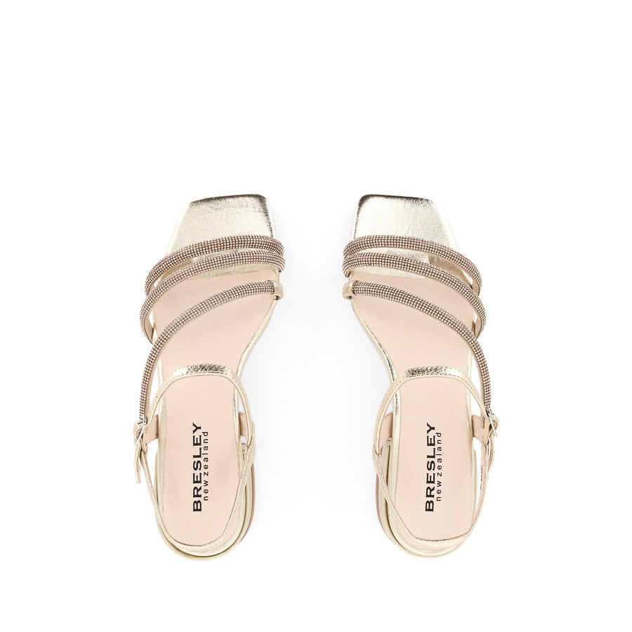 SIPPA - GOLD LEATHER MULTI