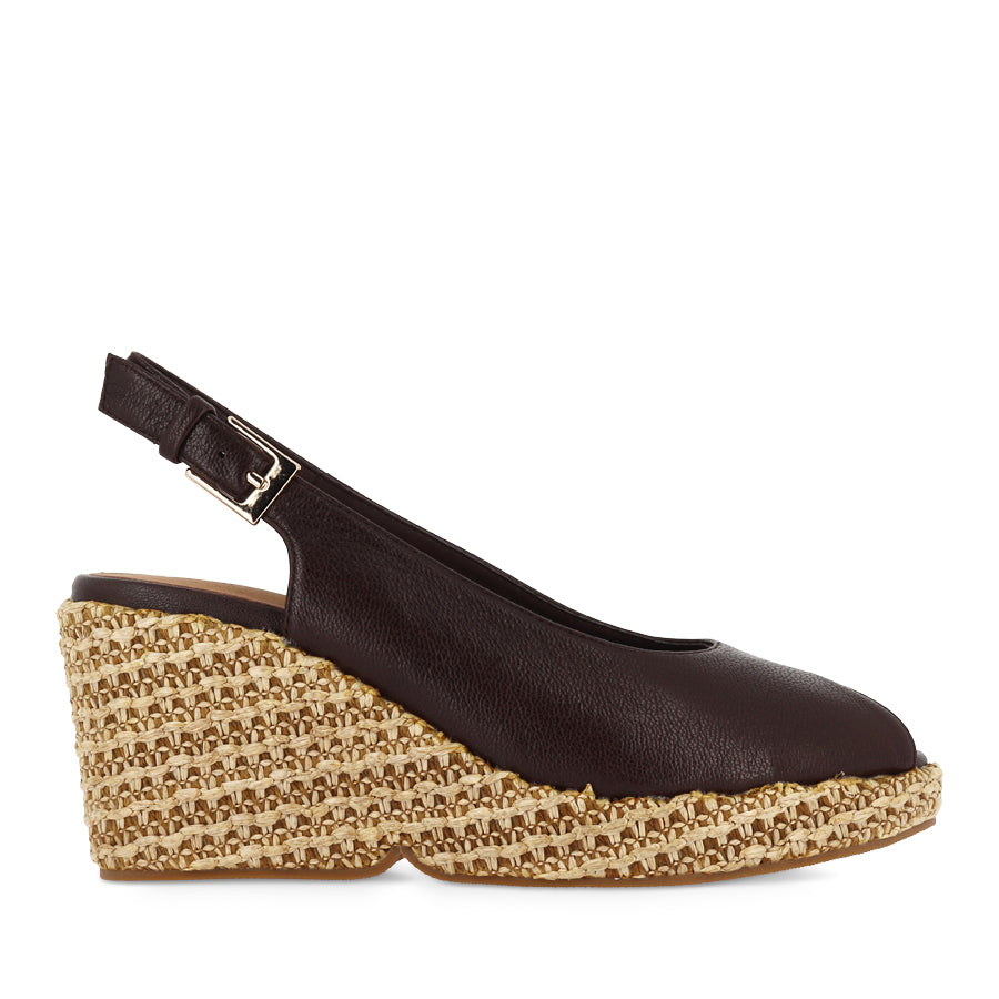 SKYPE - DARK BROWN LEATHER