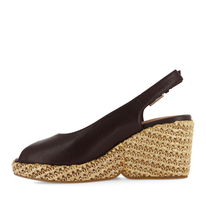 SKYPE - DARK BROWN LEATHER