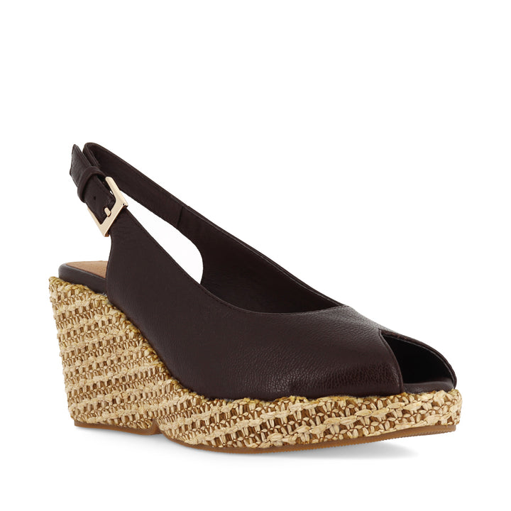 SKYPE - DARK BROWN LEATHER