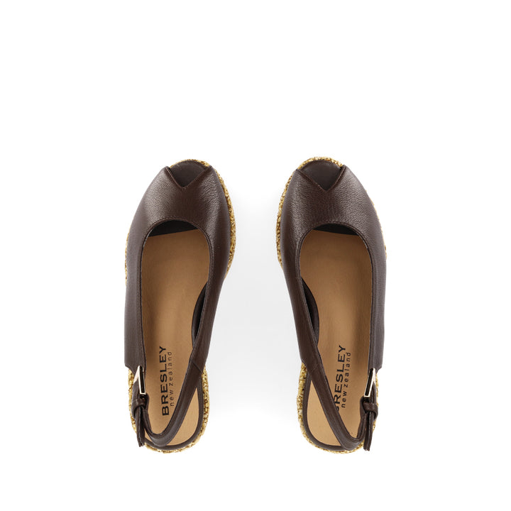 SKYPE - DARK BROWN LEATHER