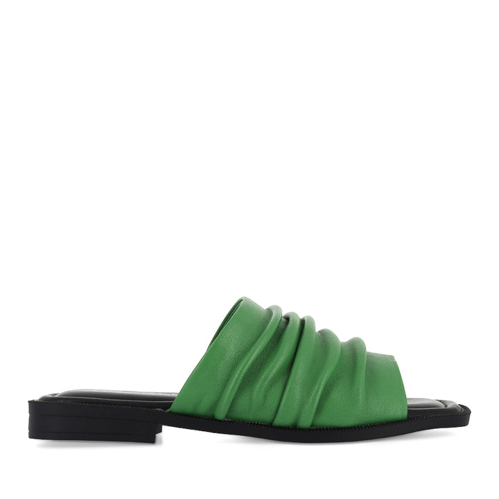 SLIM - KELLY GREEN LEATHER