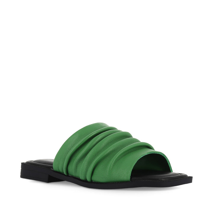 SLIM - KELLY GREEN LEATHER