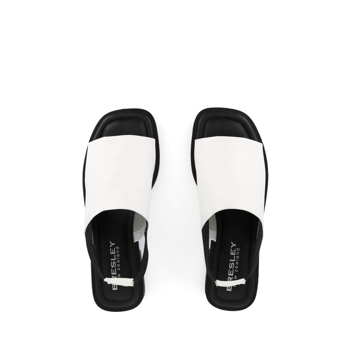 SNOB - WHITE/BLACK LEATHER