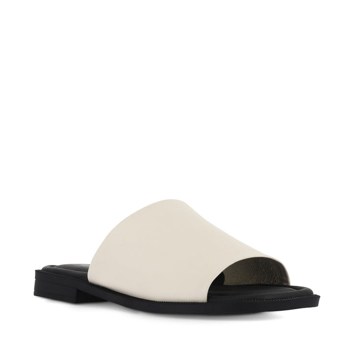 SOOTY - SWAN/BLACK LEATHER