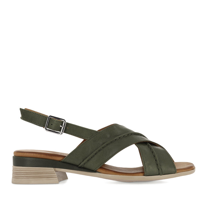 ANYA - OLIVE LEATHER