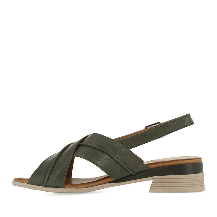 ANYA - OLIVE LEATHER