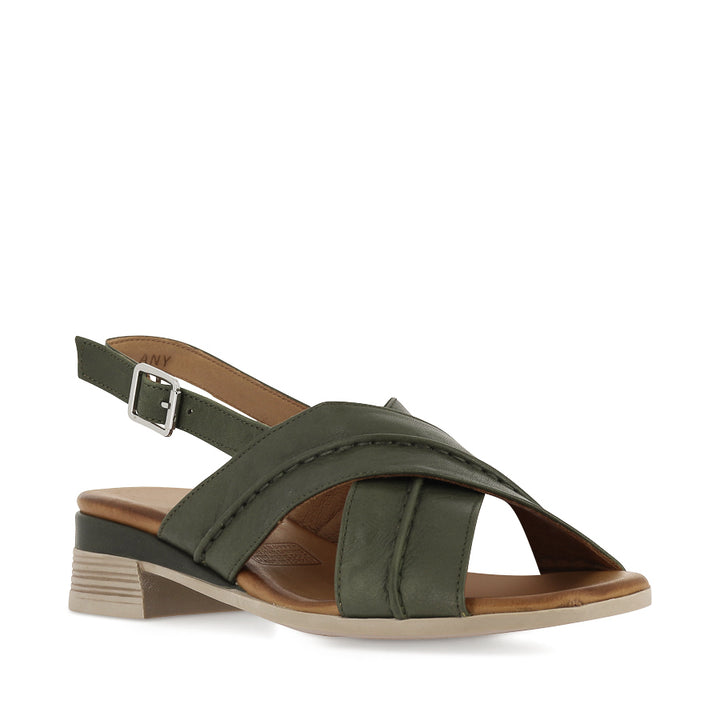 ANYA - OLIVE LEATHER