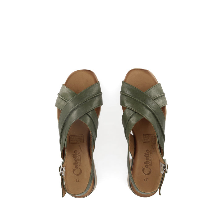 ANYA - OLIVE LEATHER