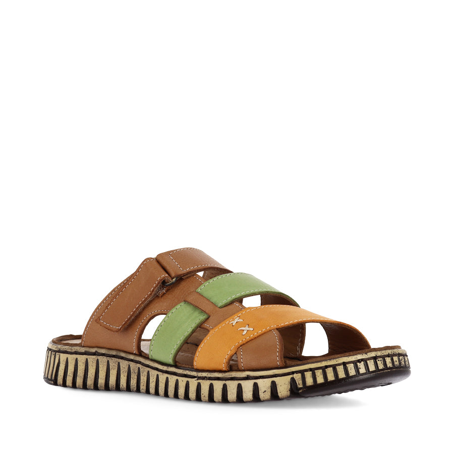 AZRA - TAN MULTI LEATHER