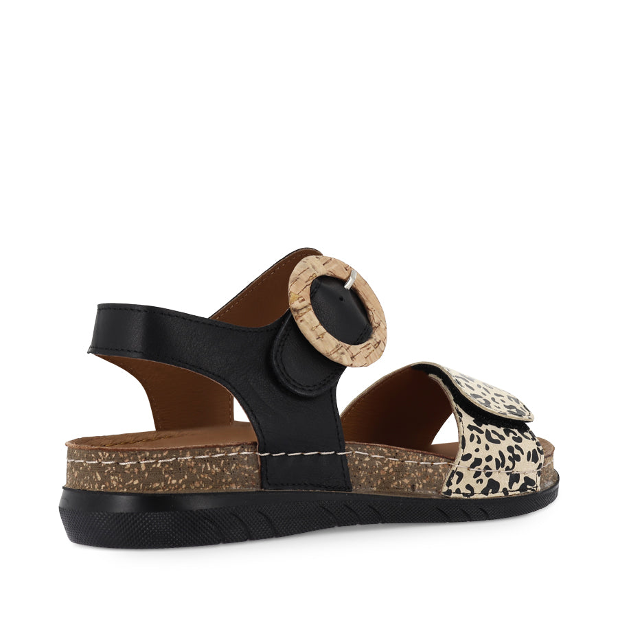 CARMEN - BLACK MULTI LEATHER