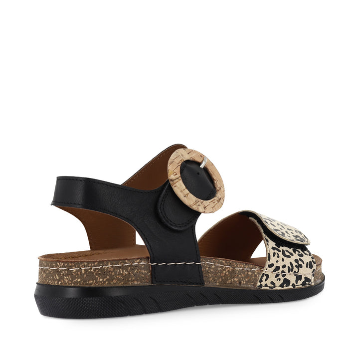 CARMEN - BLACK MULTI LEATHER