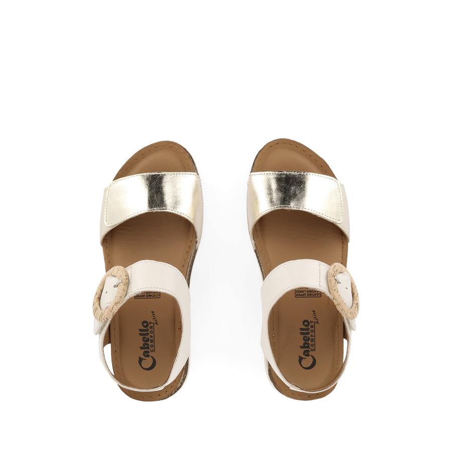 CARMEN - CREAM MULTI LEATHER