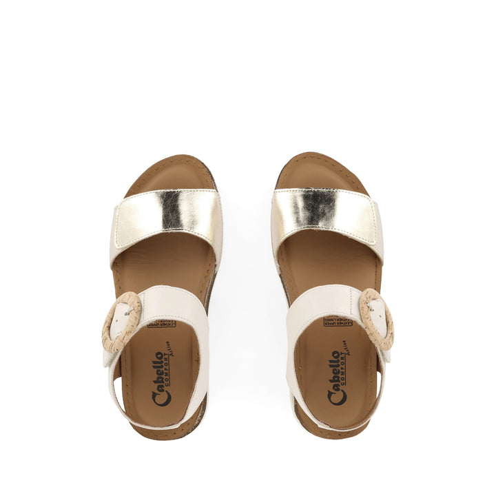 CARMEN - CREAM MULTI LEATHER