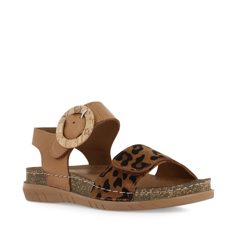 CARMEN - TAN MULTI LEATHER
