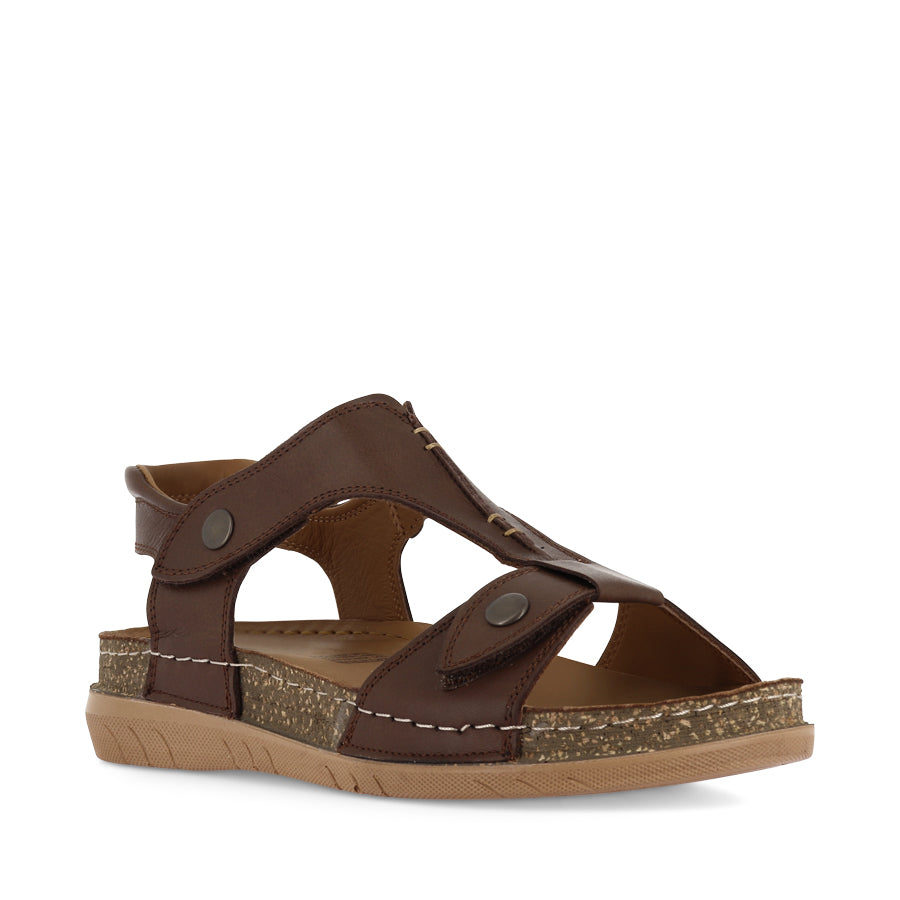 CHERRY - BROWN LEATHER