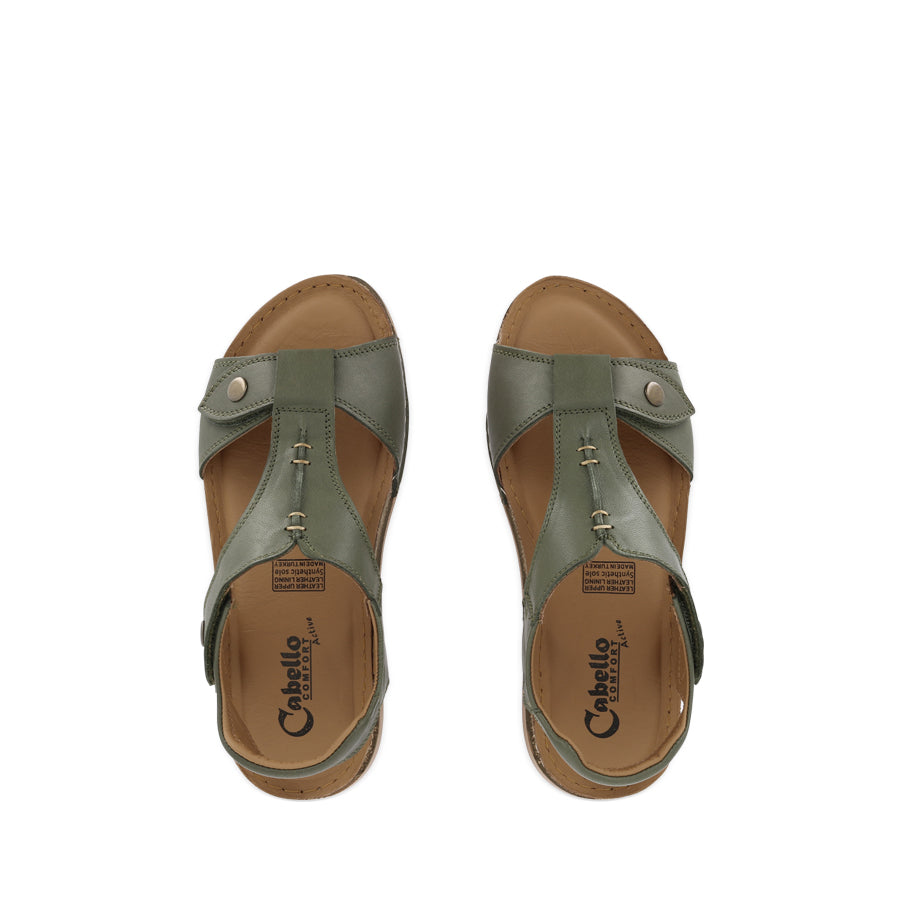 CHERRY - DARK OLIVE LEATHER