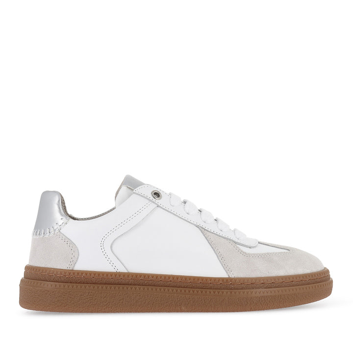 ESLYN - WHITE SUEDE LEATHER