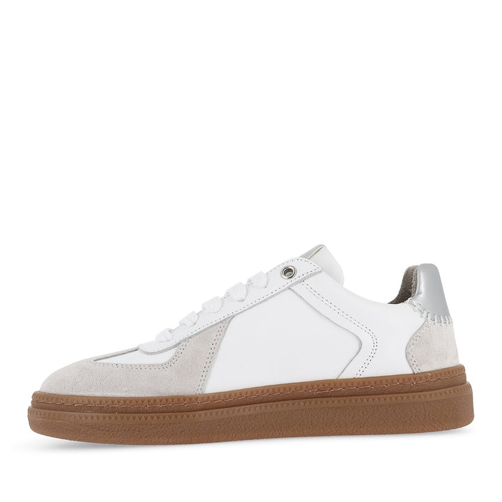 ESLYN - WHITE SUEDE LEATHER