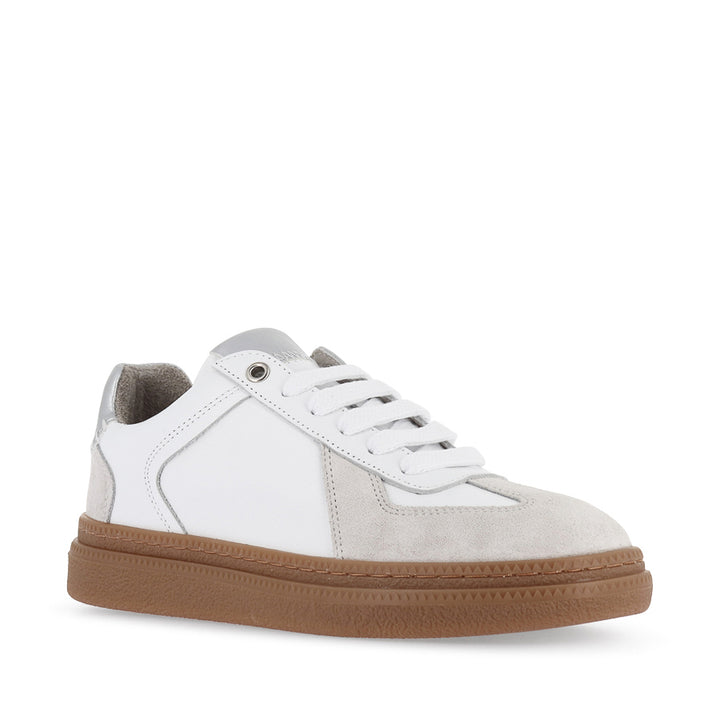 ESLYN - WHITE SUEDE LEATHER