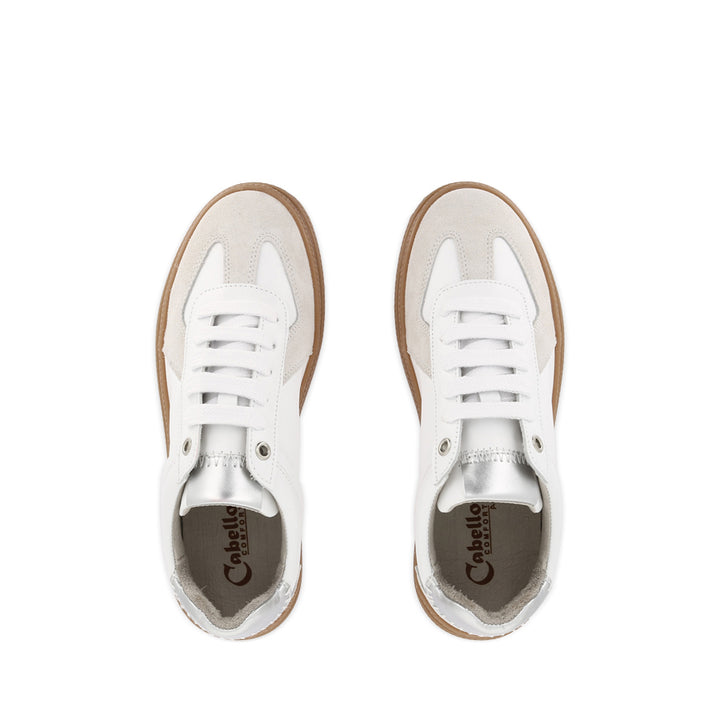 ESLYN - WHITE SUEDE LEATHER