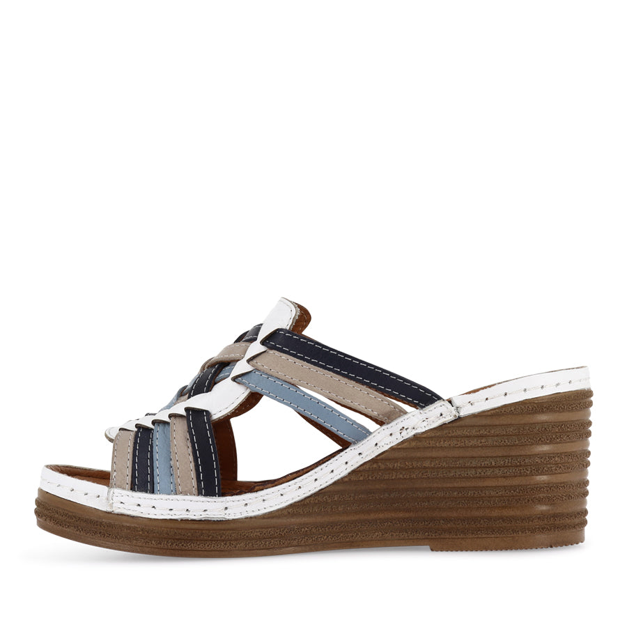 KOYA - WHITE MULTI LEATHER