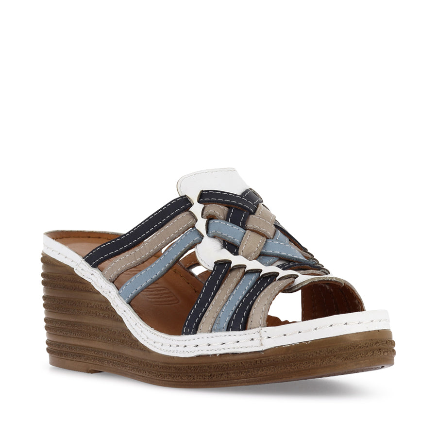 KOYA - WHITE MULTI LEATHER