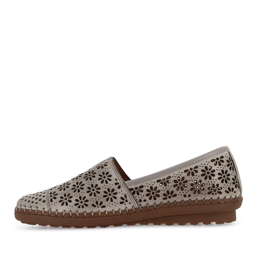 KYLIE - TAUPE LEATHER