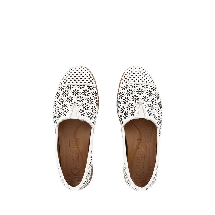KYLIE - WHITE LEATHER